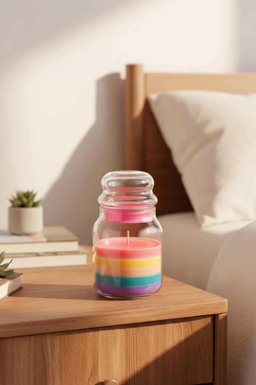 Rainbow Candle